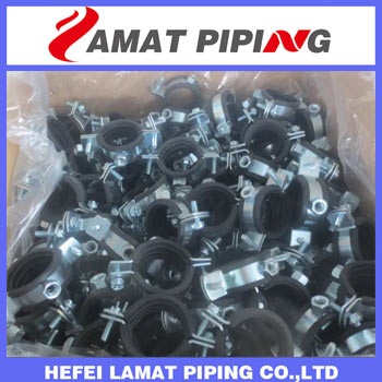 Pipe Clamps with Rubber