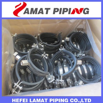 Pipe Clamps with Rubber