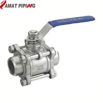 3PC Welded Ball Valve